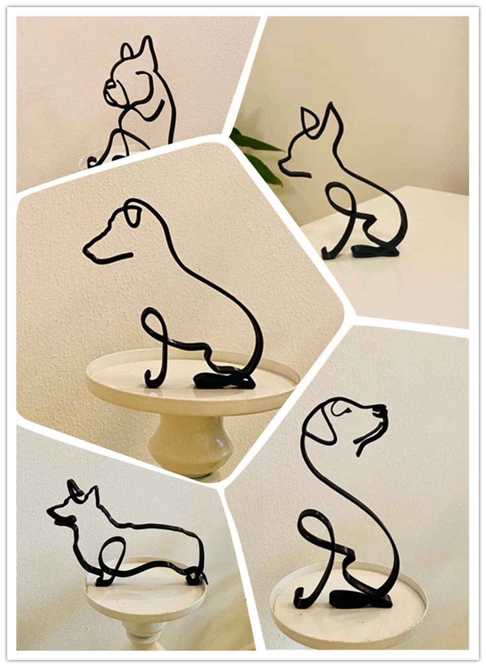 いぬ　犬　金属　オブジェ　置物　インテリア　工芸品　美術品　A3235 Amazon.co.jp: WOWTAC 置物 インテリア おしゃれ 雑貨 韓国 DOG